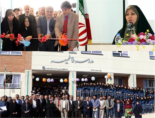 مدرسه ویژه پناهجویان افغانستانی در شهر صالحیه بهارستان افتتاح شد